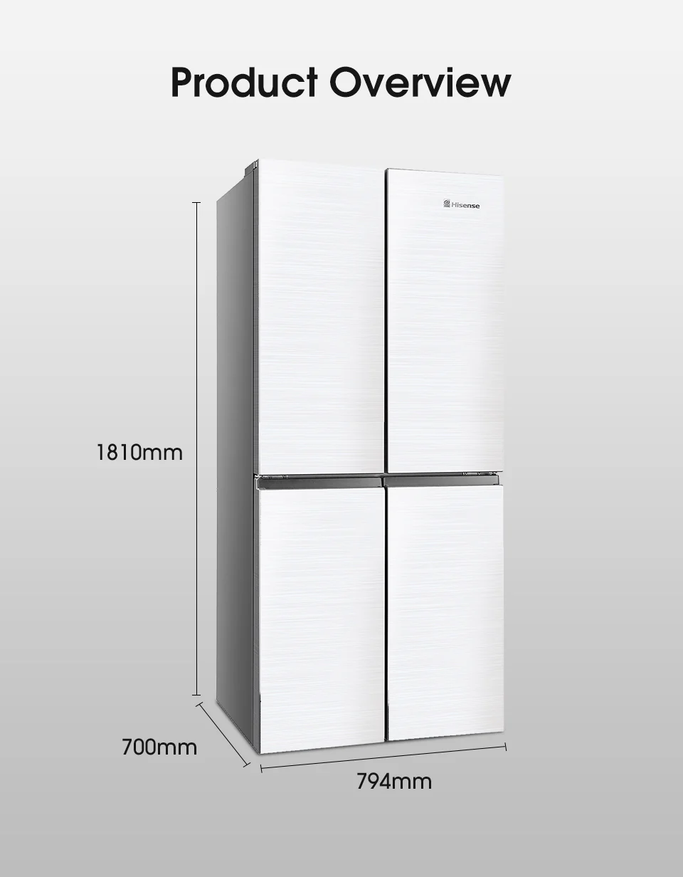 Hisense 4 Door Fridge 470L REF470DR - Image 2