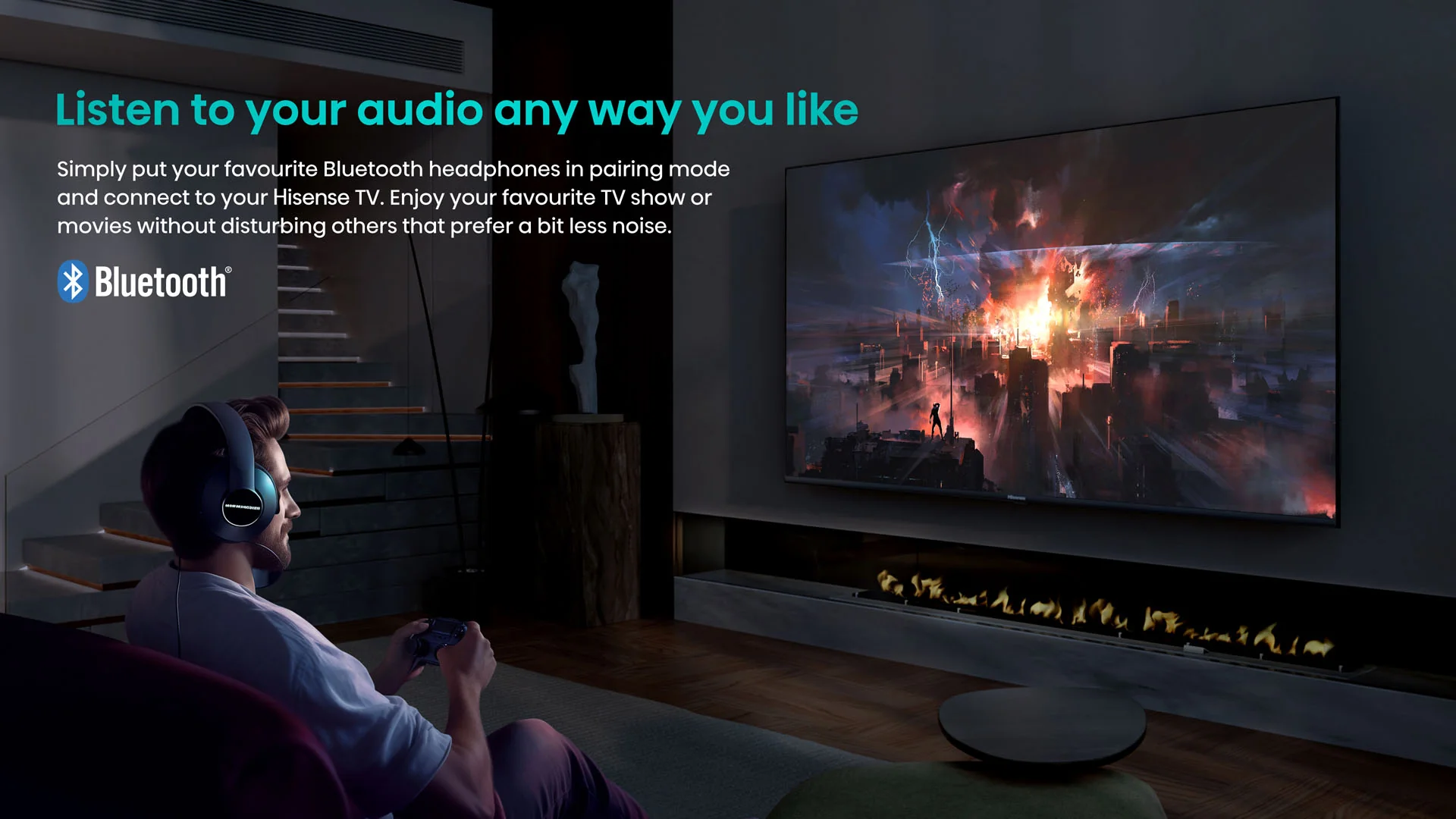 Hisense 65 Inch Q6N QLED 4K VIDAA Smart TV - Image 8