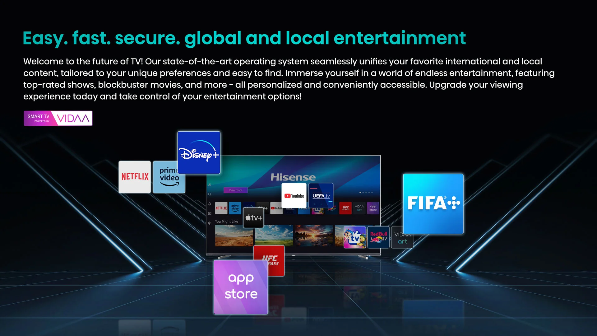 Hisense 65 Inch Q6N QLED 4K VIDAA Smart TV - Image 9