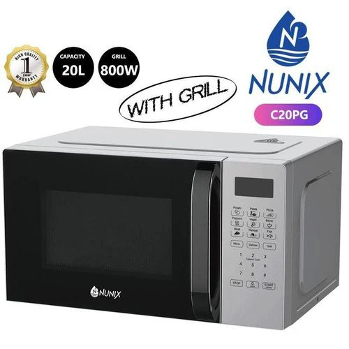 Nunix C20PG 20L Digital Microwave Oven with Grill