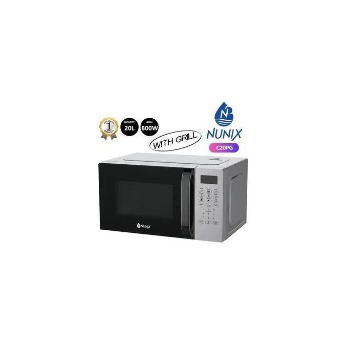 Nunix C20PG 20L Digital Microwave Oven with Grill - Image 3