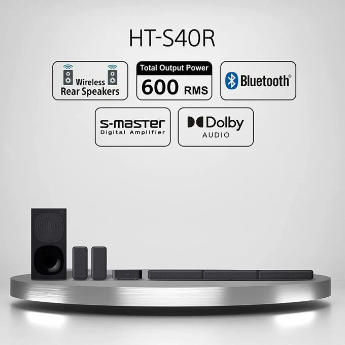 Sony HT-S40R - 5.1ch 600W Wireless Speakers Soundbar - Image 7