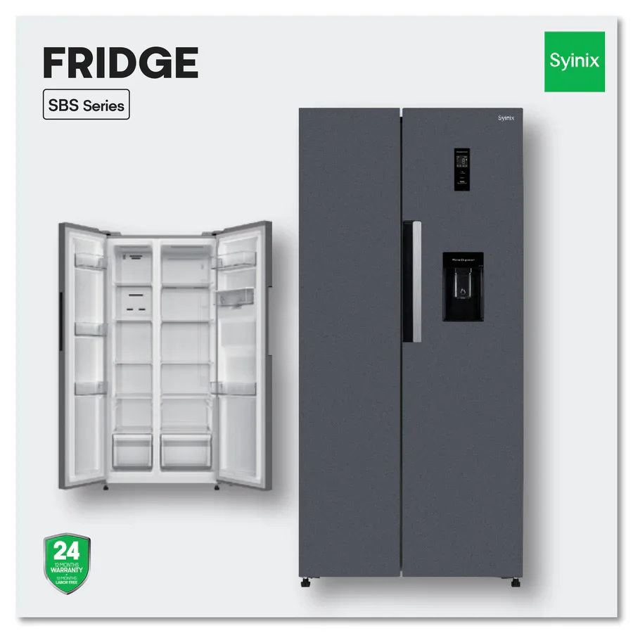 Syinix 460L Non Frost Fridge Side by Side